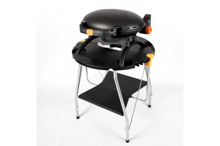 КОМПЛЕКТ Портативний переносний газовий гриль O-GRILL 500, чорний + шланг в подарунок! - изображение 6