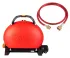КОМПЛЕКТ Портативний переносний газовий гриль O-GRILL 500, червоний + шланг в подарунок!