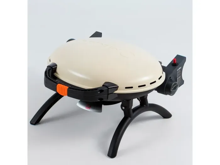КОМПЛЕКТ Портативний переносний газовий гриль O-GRILL 500, кремовий + шланг в подарунок! - изображение 4