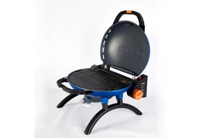КОМПЛЕКТ Портативний переносний газовий гриль O-GRILL 500, синій  + шланг в подарунок! - изображение 4