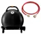 КОМПЛЕКТ Портативний переносний газовий гриль O-GRILL 600T, чорний + шланг в подарунок!