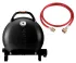 КОМПЛЕКТ Портативний переносний газовий гриль O-GRILL 600T, чорний + шланг в подарунок!