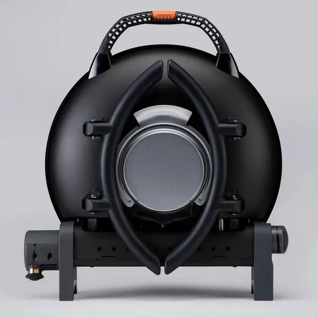 КОМПЛЕКТ Портативний переносний газовий гриль O-GRILL 600T, чорний + шланг в подарунок! - зображення 4