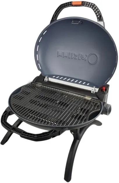 КОМПЛЕКТ Портативний переносний газовий гриль O-GRILL 600T, чорний + шланг в подарунок! - зображення 7