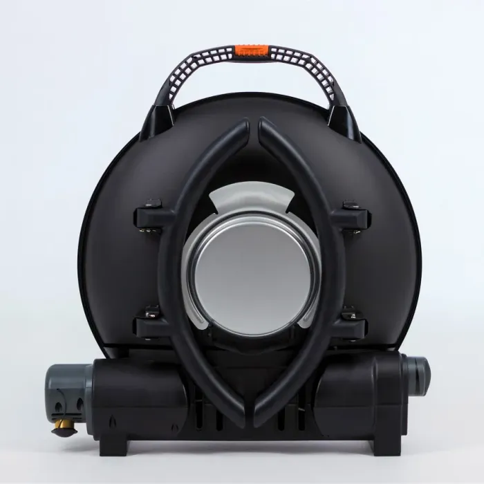 КОМПЛЕКТ Портативний переносний газовий гриль O-GRILL 600T, кремовий + шланг в подарунок! - зображення 3