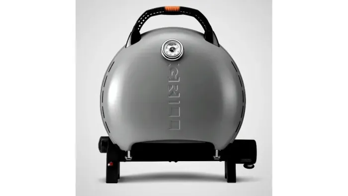 КОМПЛЕКТ Портативний переносний газовий гриль O-GRILL 600T, срібло + шланг в подарунок! - зображення 3