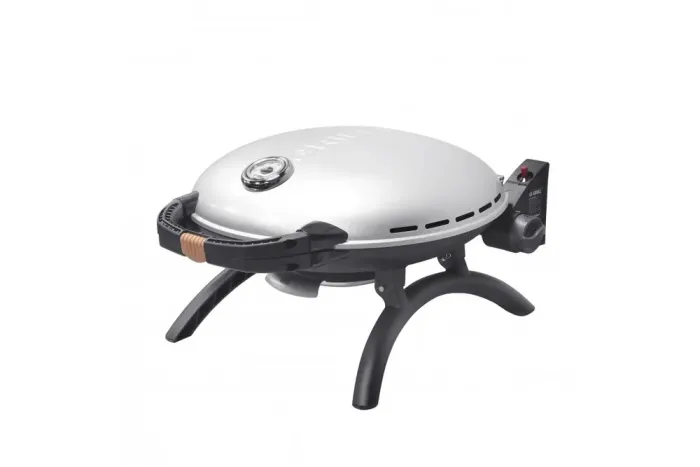 КОМПЛЕКТ Портативний переносний газовий гриль O-GRILL 600T, срібло + шланг в подарунок! - зображення 6