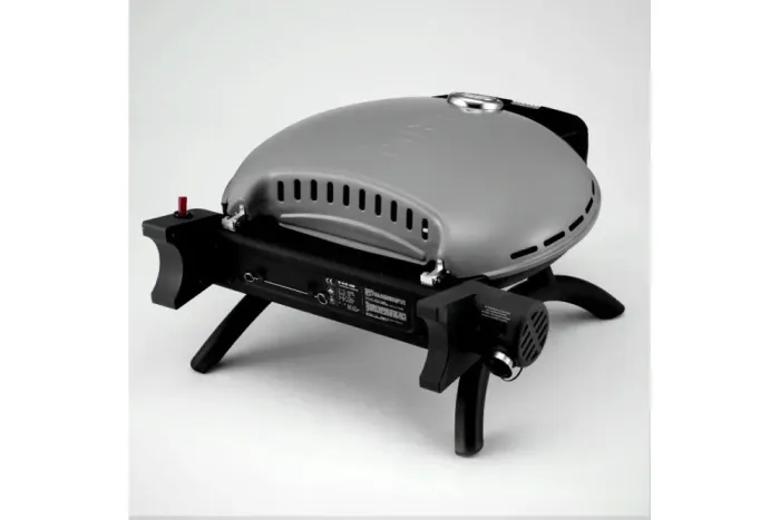 КОМПЛЕКТ Портативний переносний газовий гриль O-GRILL 600T, срібло + шланг в подарунок! - зображення 7