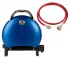 КОМПЛЕКТ Портативний переносний газовий гриль O-GRILL 600T, синій + шланг в подарунок!