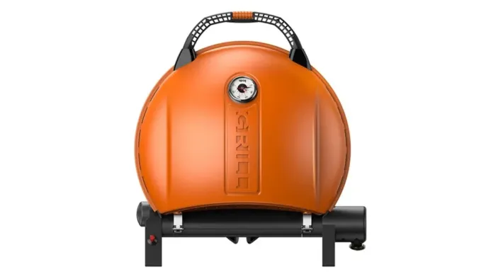 КОМПЛЕКТ Портативний переносний газовий гриль O-GRILL 900, помаранчевий + шланг в подарунок! - изображение 3