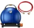 КОМПЛЕКТ Портативний переносний газовий гриль O-GRILL 900, синій + шланг в подарунок!