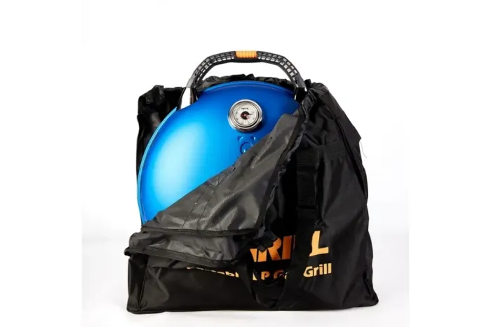 КОМПЛЕКТ Портативний переносний газовий гриль O-GRILL 900, синій + шланг в подарунок! - зображення 15