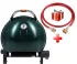 КОМПЛЕКТ Портативний переносний газовий гриль O-GRILL 900, зелений + шланг в подарунок!