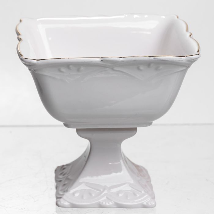 Цукерниця порцелянова Pearl 12,5*12,5 см Yiwu 120-YH-HG055 (120-YH-HG055) - изображение 1