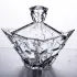 Цукорниця з кришкою 16×16×19 см ваза цукорниця квадратна скляна (HP-4-119)