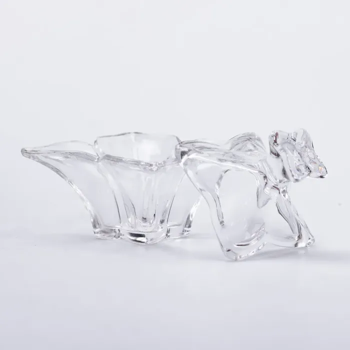 Цукорниця з кришкою 8.5×8.5×8.5 см ваза цукорниця квадратна скляна (HP-4-116) - изображение 3