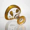 Цукерниця скляна Bogema Gold 15 см Yiwu HP-34-134 (HP-34-134)