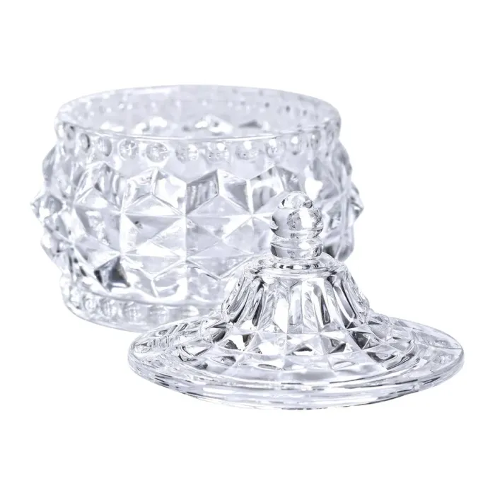 Конфета стеклянная с крышкой круглая 8 см (HP-YH-3) - изображение 3