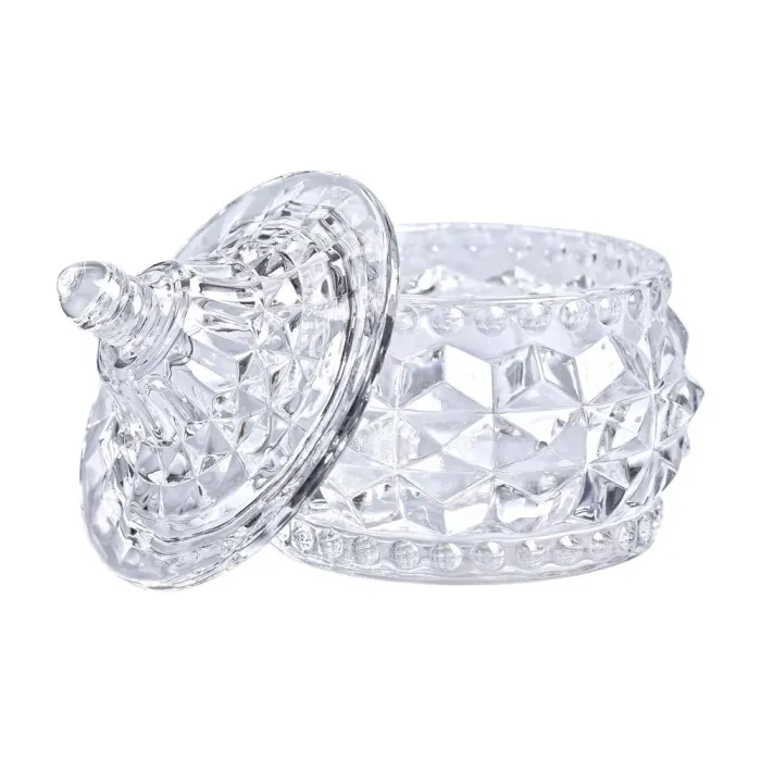 Конфета стеклянная с крышкой круглая 8 см (HP-YH-3) - изображение 4