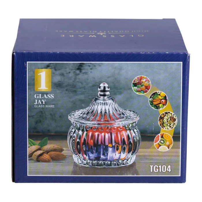 Конфета стеклянная с крышкой 8 см в восточном стиле (HP-YH-2) - изображение 6