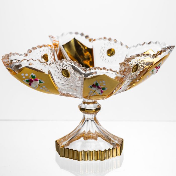 Цукерниця скляна Crystal 12 см Yiwu HP-34-139 (HP-34-139) - изображение 1