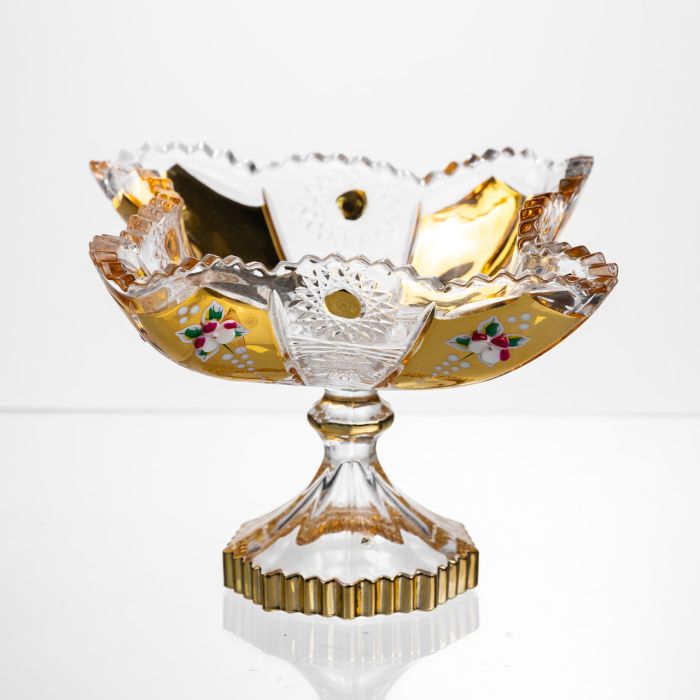 Цукерниця скляна Crystal 12 см Yiwu HP-34-139 (HP-34-139) - изображение 4