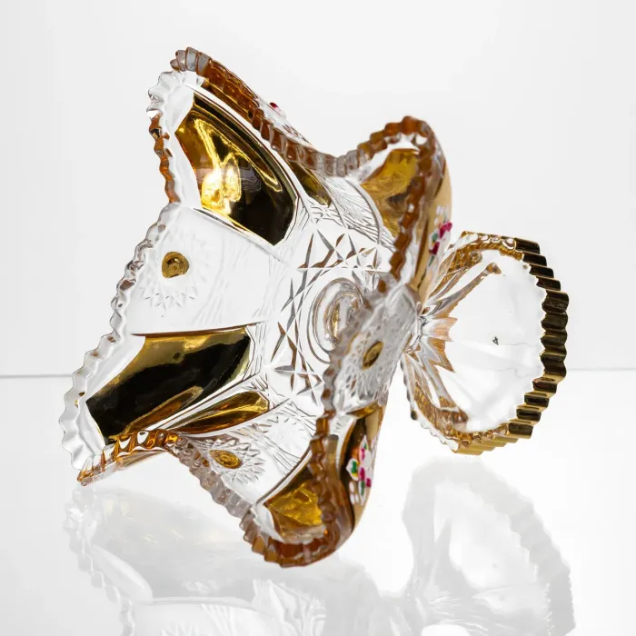 Цукерниця скляна Crystal 12 см Yiwu HP-34-139 (HP-34-139) - изображение 5