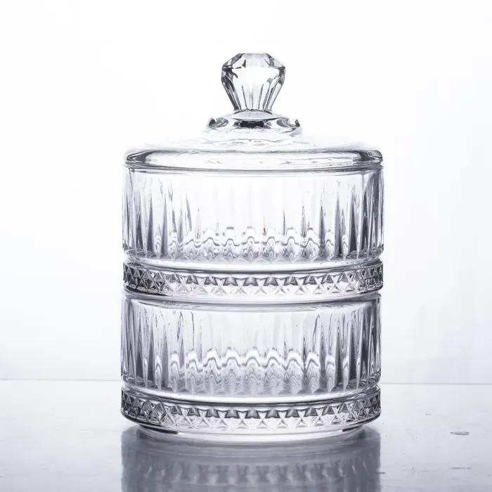 Конфета стеклянная двухуровневая 10 см круглая (HP-YH-71) - изображение 1