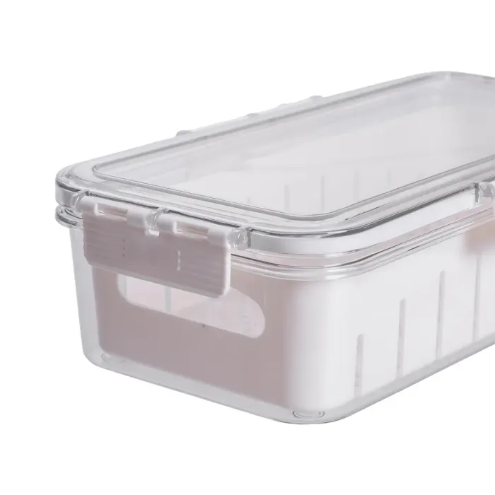 Контейнер для їжі герметичний 31х16х7.5 см судок для їжі пластиковий зі знімною підставкою 2 л Білий HP-27-12 (HP-27-12) - зображення 8