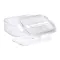 Контейнер для їжі пластиковий 32.5х22.5х11 см харчовий контейнер з індикатором дати 4.2 л Білий HP-27-2 (HP-27-2)