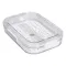 Контейнер для їжі пластиковий 32.5х22.5х6 см з індикатором дати та регулюванням вологості харчовий контейнер Білий HP-27-6 (HP-27-6)