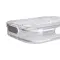 Контейнер для їжі пластиковий 32.5х22.5х6 см з індикатором дати та регулюванням вологості харчовий контейнер Білий HP-27-6 (HP-27-6)