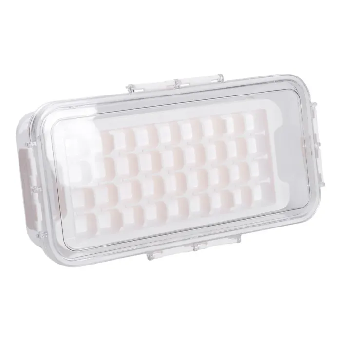 Контейнер для заморозки льоду з кришкою 72 відсіку 30.5х16х7.5 см харчовий контейнер пластиковий Бежевий HP-27-9 (HP-27-9) - изображение 5