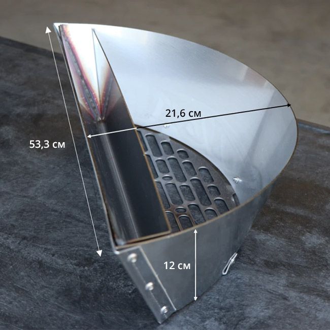 Кошик для копчення Slow and Sear Deluxe SnS для грилів 57 см (SNS-TWO) - зображення 5