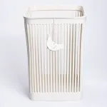 Кошик для сміття пластиковий в офіс для паперу 22×22×30 (см) кошик під сміття 8 (л) відро для сміття Бежевий HP-45-9BE (HP-45-9BE)