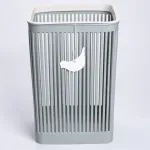 Кошик для сміття пластиковий в офіс для паперу 22×22×30 (см) кошик під сміття 8 (л) відро для сміття Зелений HP-45-9GR (HP-45-9GR)