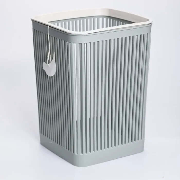 Кошик для сміття пластиковий в офіс для паперу 22×22×30 (см) кошик під сміття 8 (л) відро для сміття Зелений HP-45-9GR (HP-45-9GR) - изображение 4