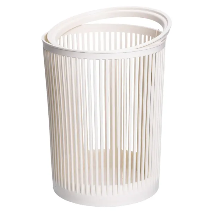 Кошик для сміття пластиковий в офіс для паперу 8 (л) кошик під сміття відро для сміття Білий HP-45-8BE (HP-45-8BE) - изображение 1