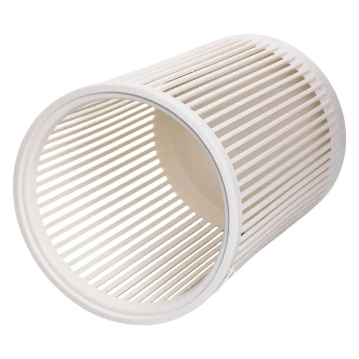 Кошик для сміття пластиковий в офіс для паперу 8 (л) кошик під сміття відро для сміття Білий HP-45-8BE (HP-45-8BE) - изображение 2