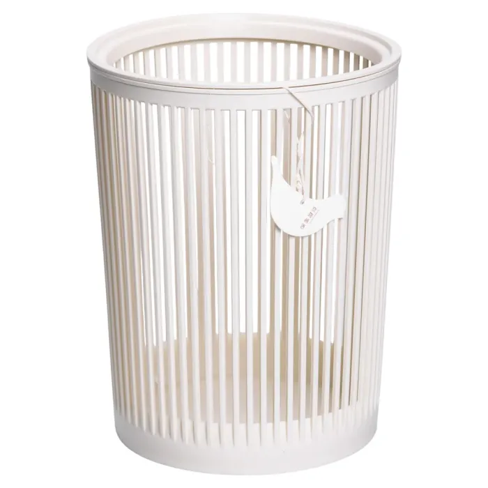 Кошик для сміття пластиковий в офіс для паперу 8 (л) кошик під сміття відро для сміття Білий HP-45-8BE (HP-45-8BE) - изображение 3