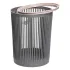 Кошик для сміття пластиковий в офіс для паперу 8 (л) кошик під сміття відро для сміття Сірий HP-45-8G (HP-45-8G)