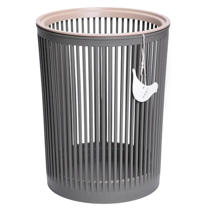 Кошик для сміття пластиковий в офіс для паперу 8 (л) кошик під сміття відро для сміття Сірий HP-45-8G (HP-45-8G) - изображение 2