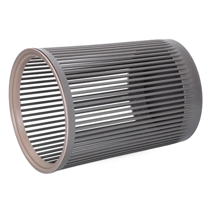 Кошик для сміття пластиковий в офіс для паперу 8 (л) кошик під сміття відро для сміття Сірий HP-45-8G (HP-45-8G) - изображение 3