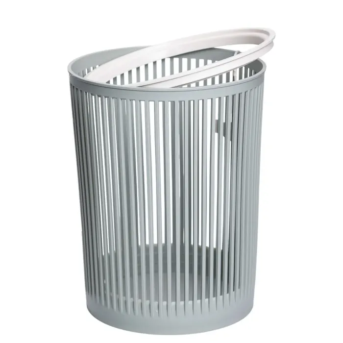 Кошик для сміття пластиковий в офіс для паперу 8 (л) кошик під сміття відро для сміття Зелений HP-45-8GR (HP-45-8GR) - изображение 1