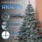 Елка искусственная 2.5 м литая Карпатская голубая (KOS-KARPBL25)