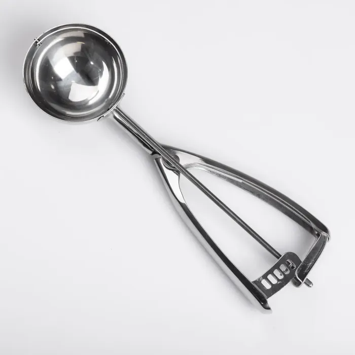 Круглая ложка для мороженого 6,5х22,8 см см из нержавеющей стали (HP-19-20-6.5x22.8CM) - изображение 2