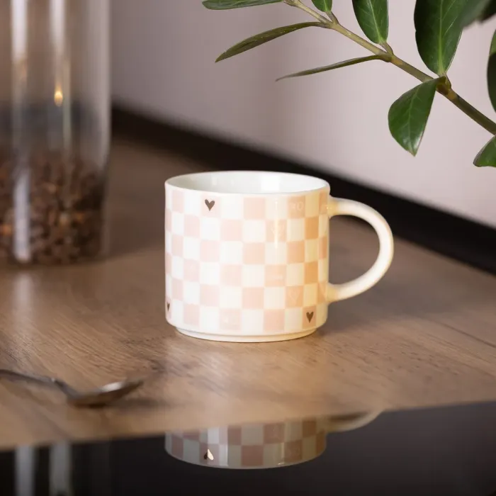 Кружка керамическая 350 (мл) для кофе и чая (RX-N240126WP) - изображение 4