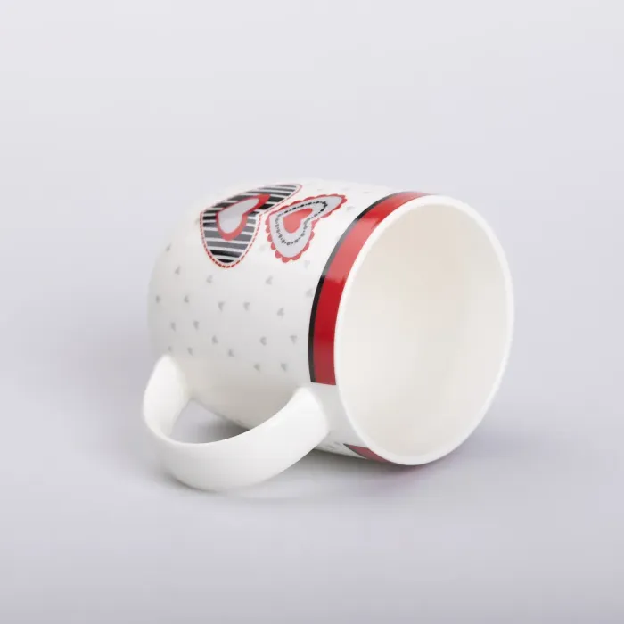 Кружка керамическая 400 (мл) для чая и кофе (RX-N240147W) - изображение 3