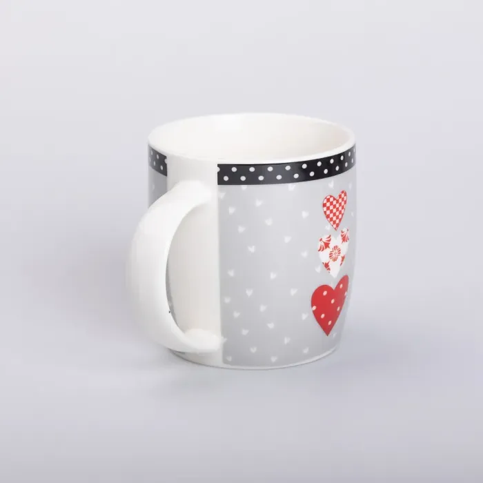 Кружка керамічна 400 (мл) для чаю та кави (RX-N240147R) - зображення 3