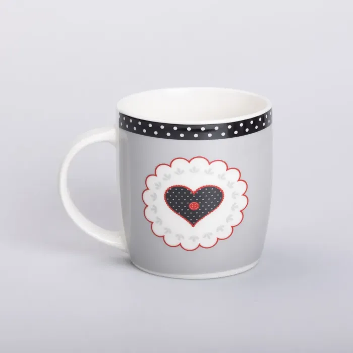 Кружка керамическая 400 (мл) для чая и кофе (RX-N240147G) - изображение 1